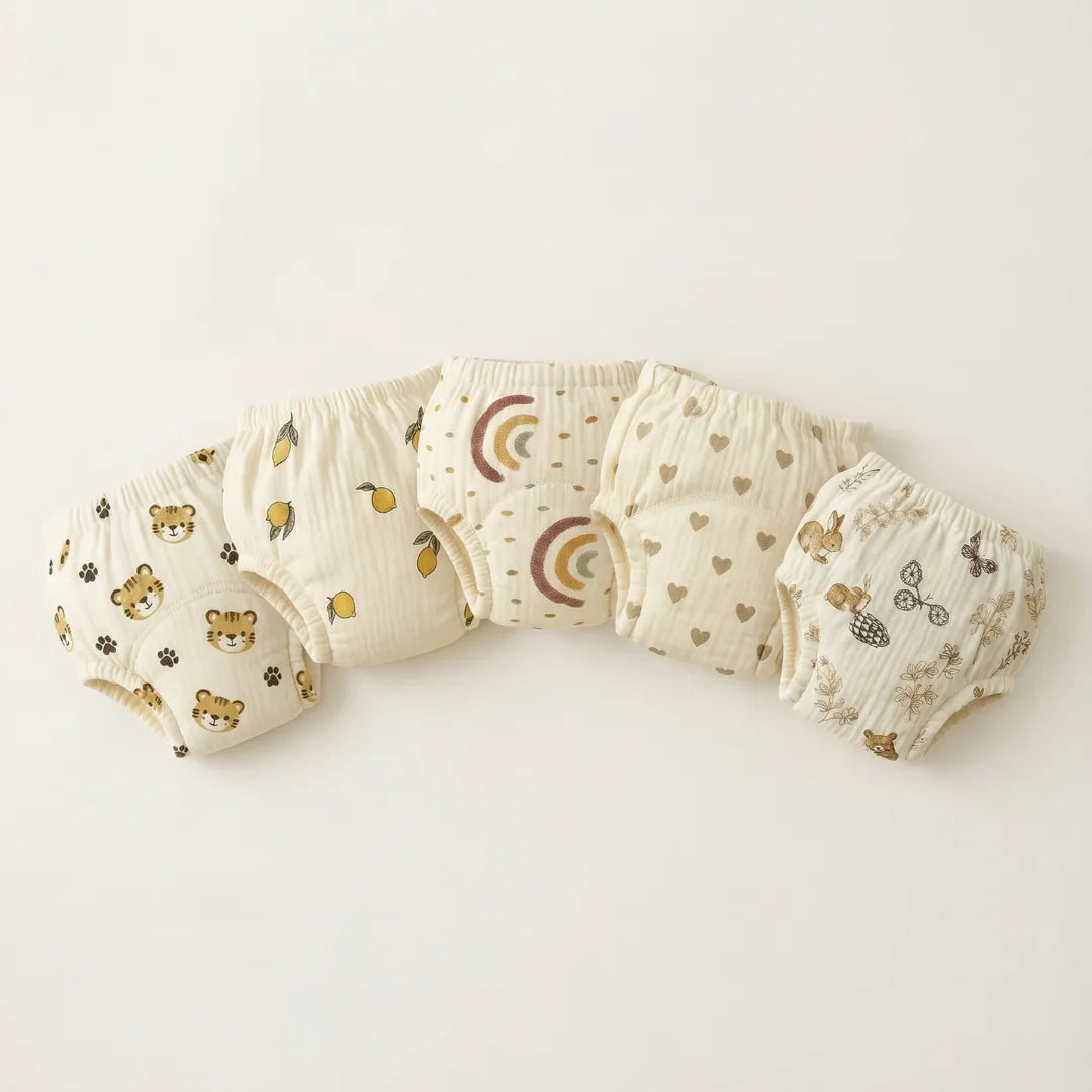 Les culottes d'apprentissage 100% coton que les enfants adorent porter