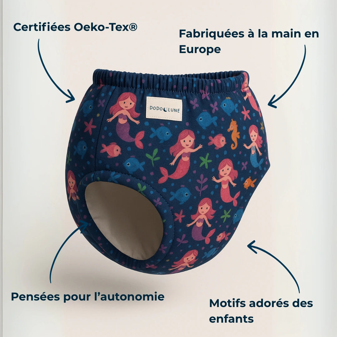 Les Culottes d'apprentissage OEKO-TEX® pour la Nuit 🌙