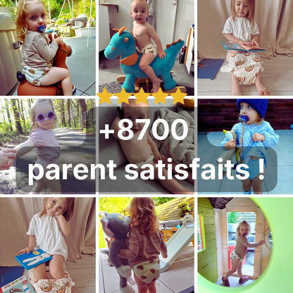 Les culottes d'apprentissage 100% coton que les enfants adorent porter